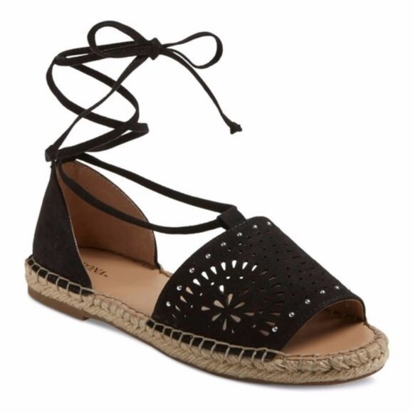 Merona Shoes - NEW Braelyn Ghillie Studded Lace Up Espadrilles